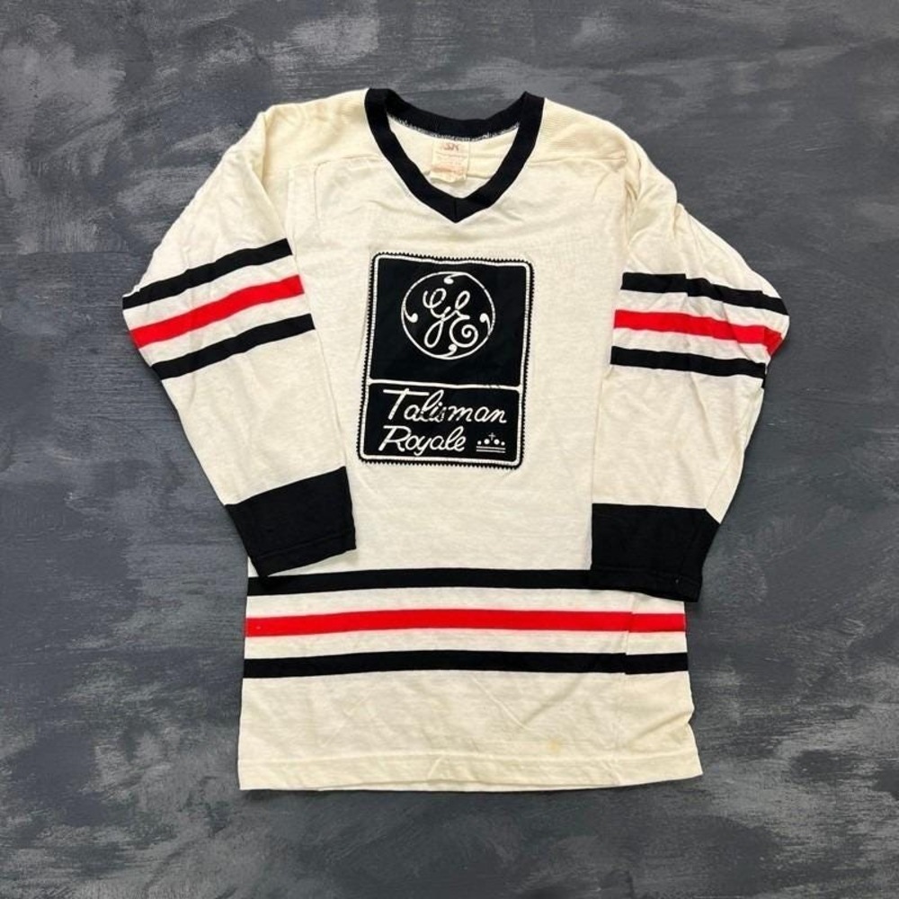 Vintage Talisman Royale Hockey Jersey‎ Mens Small White 1980s